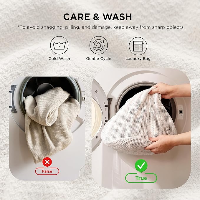 Bedsure GentleSoft 100% Cotton Blanket King Size - Image 7