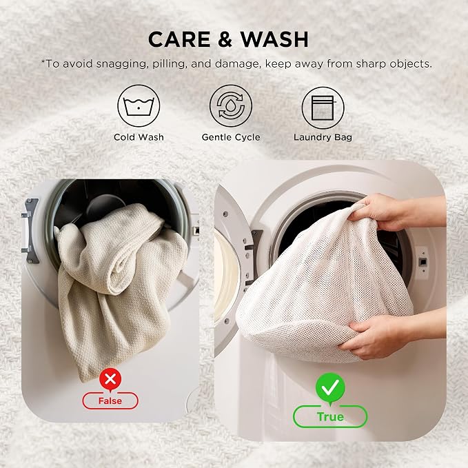 Bedsure GentleSoft 100% Cotton Blanket King Size - Image 7