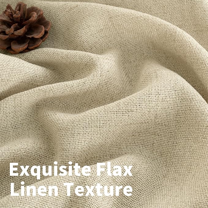 YoungsTex Linen Curtains 95 Inch Length - Image 4