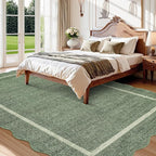 GarveeHome Scalloped 3x5 Area Rug Washable Rug - Image 7
