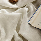 Joydeco Linen Curtains 96 Inch Length 2 Panel Sets, Light Filtering Curtains - Image 4