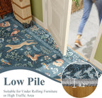 DUKINO 2.6x8 Rug for Hallway, Washable Kitchen Runner Rug Non Slip, Stain - Image 7