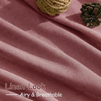 Canyon Rose Linen Curtains 72 Inch Length - Image 5