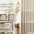 Grey Flax Curtains 63 Inch Length - Image 3