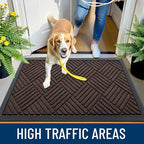 OLANLY Front Door Mat Outside Entrance 59x34, Waterproof Heavy-Duty Doormat | - Image 6