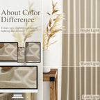 Eggshell Beige Linen 144 Inch Curtains - Image 3