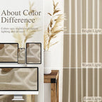 Eggshell Beige Linen Curtains 84 Inches Long - Image 3