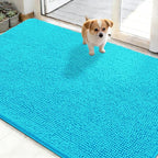 OLANLY Dog Door Mat for Muddy Paws 50x30, Super Absorbent Chenille Mud Mat | by OLANLY