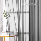 NICETOWN 45 Inch Sheer Curtains - Image 6