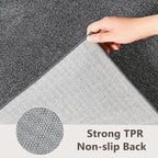 2x6 Black/White Runner Rug Washable Non-Slip - Image 5