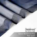 Simplebrand Blue Sheer Curtains 96 Inches Long, Light Filtering Rod Pocket - Image 7