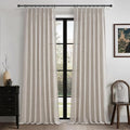 PleatedDrapes 112 Inch Extra Long Light Filtering Curtains by PleatedDrapes