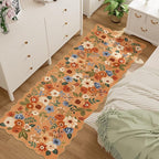 DUKINO 2x6 Runner Rug, Floral Washable Rug - Image 3