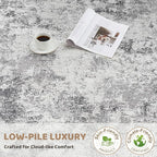UERMEI 3x8 Washable Runner Rug for Hallway, Non Slip Low Pile Kitchen Carpet - Image 7