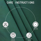 Dark Green Thermal Blackout Curtains/42 x 95 Inch/Set of 2 Panels Room - Image 4