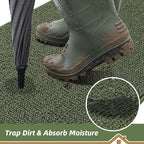 BEQHAUSE Dirt Trapper Door Mat 36" x 60", Non-Slip Washable Doormats, Low - Image 3