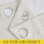 NICETOWN Linen Blackout Curtains - Image 5