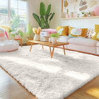 OLANLY 4x12 Area Rugs for Living Room Bedroom, Machine Washable Soft Fluffy - Image 5