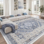 8x12 Area Rugs for Living Room, Large Washable Rug, Dining Room, Low Pile - Image 4