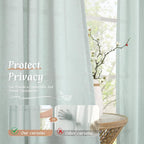 54 Inch Short Window Linen Curtains - Image 5