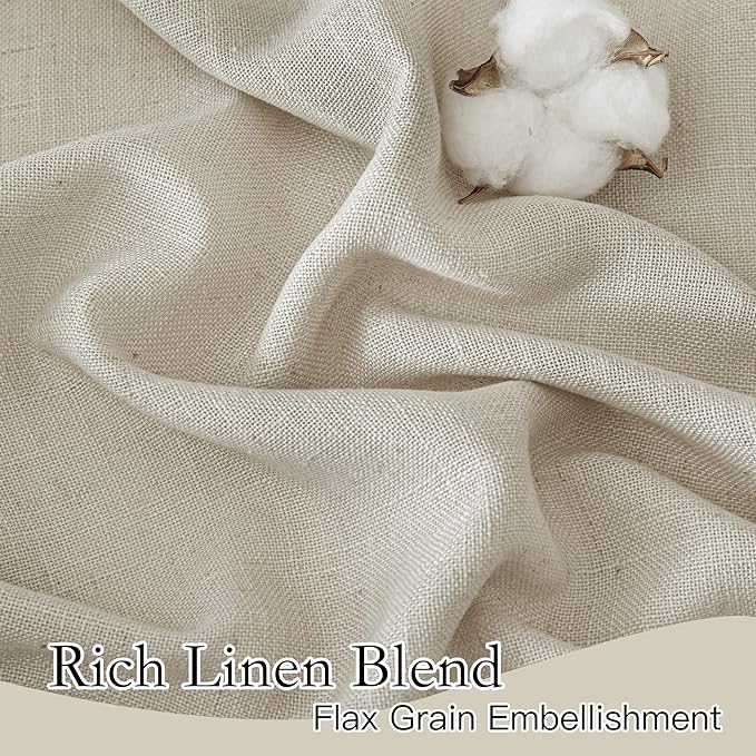 RYB HOME Extra Wide Sheer Curtains - Image 4
