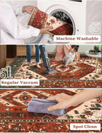 SERISSA 2'6"x10' Washable Non Slip Boho Runner Rug - Image 4