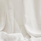 MYSKY HOME Short Curtains for Bedroom Small Windows, Light Filtering Sheer - Image 8