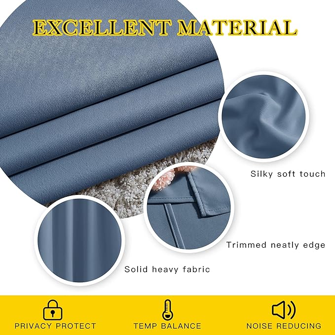 NICETOWN Blackout Curtains for Bedroom - Image 4