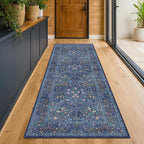 Dark Blue 2'6" x 8' Runners for Hallways Non Slip, Extra Long Floor Runner for - Image 6