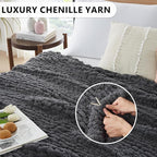 L'AGRATY Chunky Knit Throw Blanket - Image 5