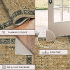 Distressed Taupe Washable Long Runners - Image 5