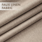 MIULEE 100% Blackout Linen Curtains - Image 3