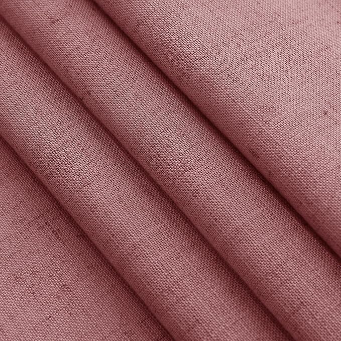 Canyon Rose Linen Curtains 72 Inch Length - Image 7