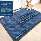 OLANLY Front Door Mat Outside Entrance, Waterproof Heavy-Duty Doormat | 29.5x17 - Image 3