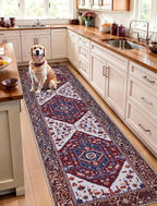 SERISSA 2'6"x10' Washable Non Slip Boho Runner Rug - Image 3
