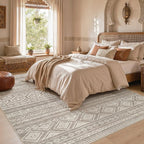cotiled Boho 7x9 Area Rug for Living Room: Large Moroccan Washable Rug | Solve - Image 5