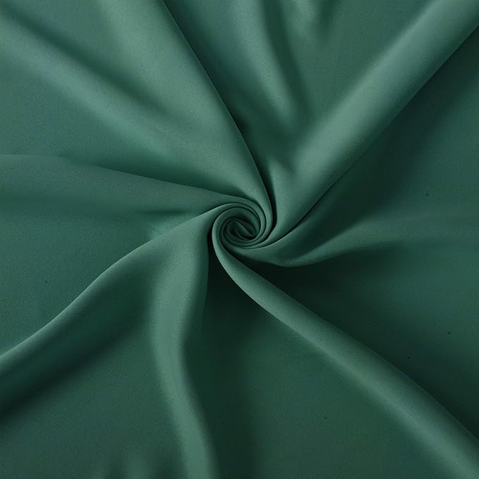 Green Blackout Curtains 34 x 54 Inch Length/Set of 2 Curtain Panels/Thermal - Image 5