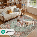 10x14 Area Rugs Living Room: Washable Rug - Image 8