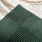 Fancy Homi Set of 2 Dark Green Decorative Throw Pillow Covers 24x24 Inch - Image 4