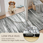 2'6 x 8' Runner Rug Non Slip, Washable Kitchen Rugs, Nursery Room, Soft Runner - Image 6