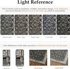 8x10 Black Beige Vintage Floral Washable Area Rug - Image 9