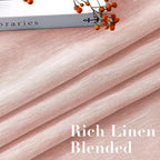 H.VERSAILTEX Linen Curtains Flax Linen Blended Curtain Panels - Image 4