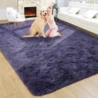 6x9 Large Taro Purple Fluffy Soft Area Rug Non-Slip by ModernHomeDecor