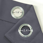 Grey Thermal Blackout Curtains/42 x 63 Inch/Set of 2 Panels Room Darkening - Image 6