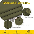 NICETOWN Olive Room Darkening Doorway Curtains 78 inches Long, Grommet Light - Image 4