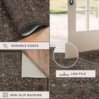 Dark Brown 2'6" x 8' Runner Rug - Image 5