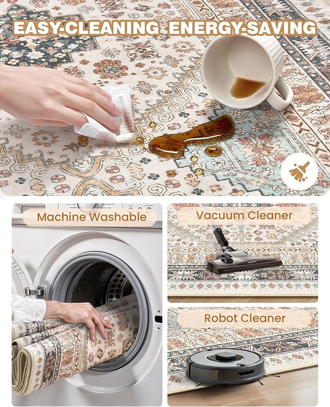 Kitchen Runner Rug Non Slip Washable Rugs 2.5x10, Carpet Runner - Image 6