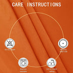 Blackout Curtains 52 x 84 inch/Orange Curtains Set of 2 Panels/Thermal - Image 4