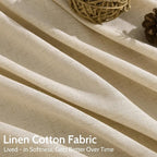 Tan Linen Curtains 84 Inches Long - Image 4