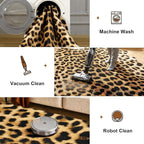 Western Faux Leopard Rug, Animal Print Cheetah Rugs, 6.2 x 5.2 Ft | Premium - Image 3